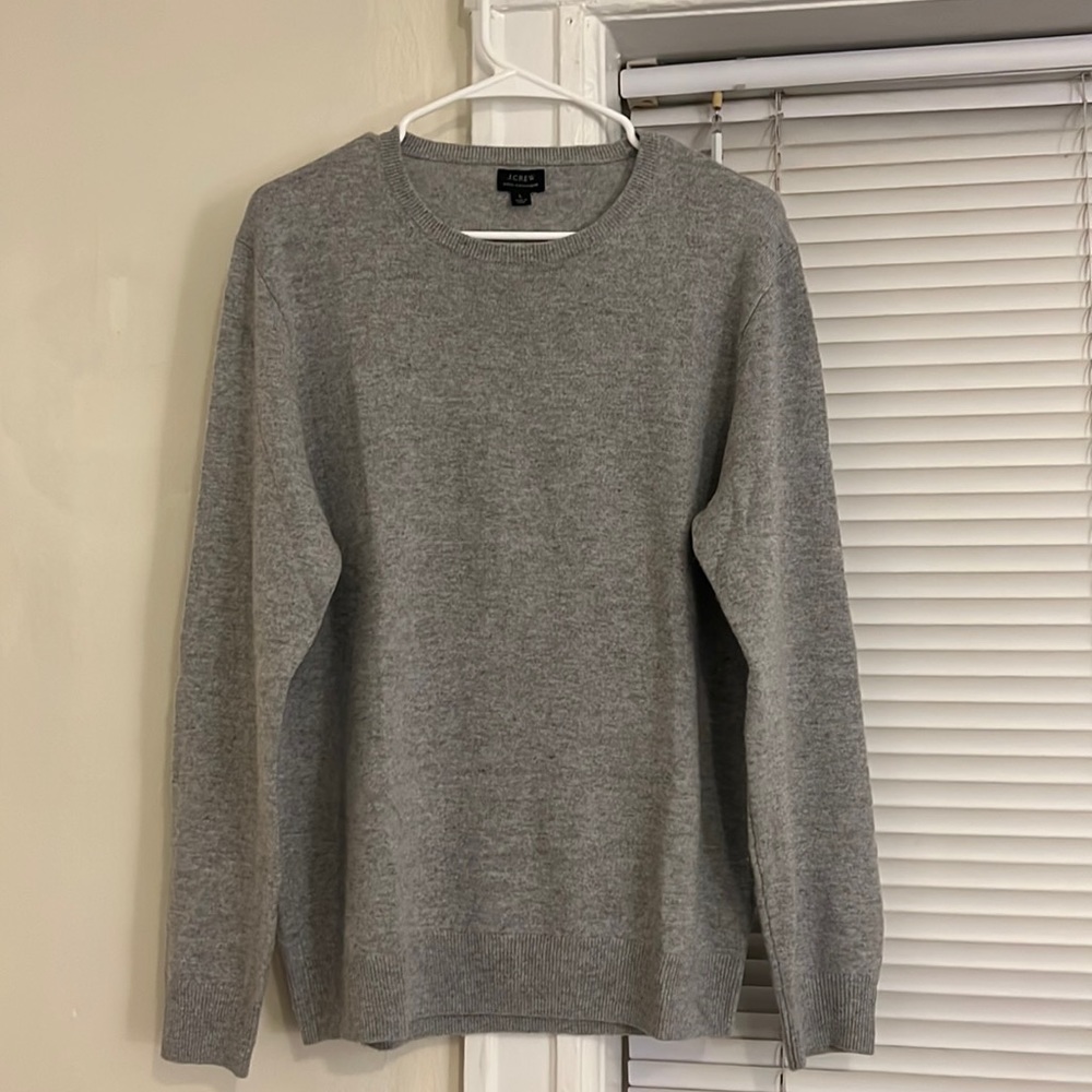 J Crew men’s cashmere crewneck sweater